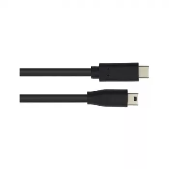 Good Connections USB2.0 kabelis C-Mini B5pol. melns 5m