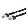 METZ CONNECT Ultraflex500 - komutācijas kabelis - RJ-45 (V) uz RJ-45 (V) - 2,0 m - 6,4 mm - SFTP, PiMF - CAT 6 - ekranēts, bez halogēniem - melns (13084V2000-E)