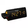 Pulksteņa radio SENCOR SRC 330 OR — FM pulksteņa radio ar 1,2 collu LED displeju, dubulto modinātāju, sarkanu 180° projekciju, iekštelpu temperatūru, baterijas rezerves barošanu