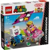 LEGO konstruēšanas rotaļlietu komplekts 72038 Super Mario Mario Kart Wario King Buu Huu – tēlu figūras un trases elementi