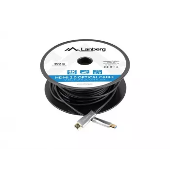 HDMI kabelis Lanberg CA-HDMI-20FB-1000-BK 100m