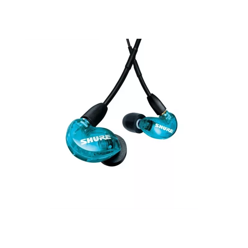 Shure AONIC 215 - iekšauss austiņas ar vienu devēju un 3,5 mm kabeli (zilas)