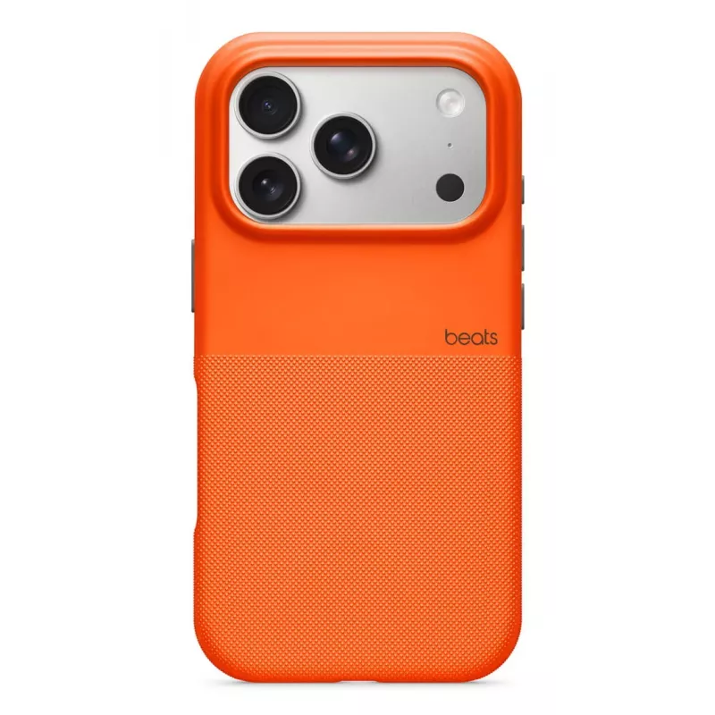 Cover Apple Beats iPhone 17 Pro Izturīgs maciņš MagSafe Camera Control oranžs
