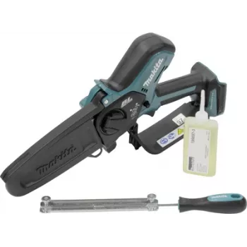 Akumulatora atzarošanas zāģis Makita DUC150Z ar 150 mm asmens garumu un 18 V barošanas sistēmu