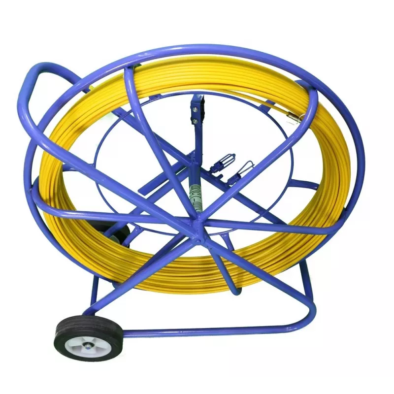 Extralink kabelis pulling rod Pilot 10mm 100m glass fibre FRP, d. 10mm, l. 100m, dzeltena