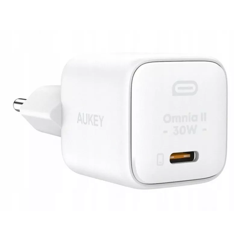 Sienas lādētājs PA-B1L Balts Omnia II Mini 1xUSB-C PowerDelivery 30W 5A