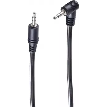 Audio kabelis ShiverPeaks BS30817 1,5 m 3,5 mm vīriešu uz vīriešu melns
