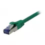 komutācijas kabelis RJ45 - CAT6A 500Mhz - 5m - zaļš - S-STP(S/FTP) - komponenšu testēts (GHMT sertificēts) - AWG