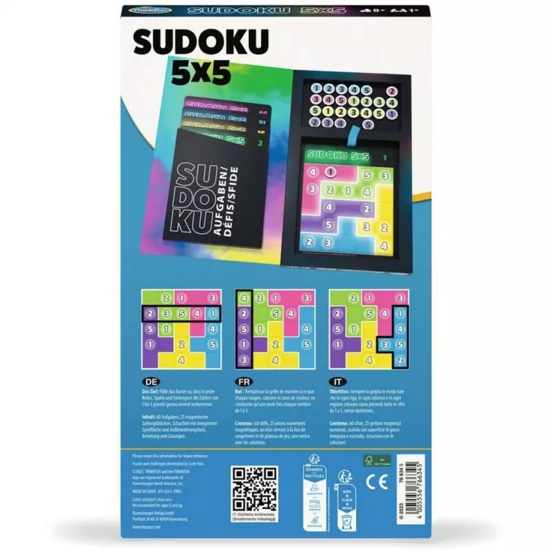 Sudoku 5x5, Puzzle spēle