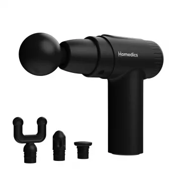Perkusijas masāžas pistole HoMedics PGM-45BK Mini pārnēsājama viegla rokas ierīce