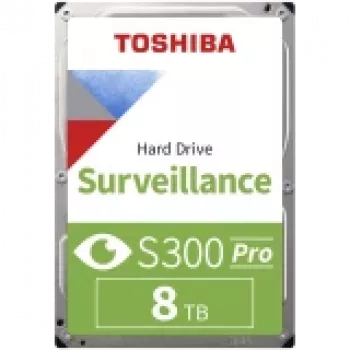 Toshiba S300 Pro Surveillance iekšējais cietais disks 8 TB 7200 RPM 512 MB 3.5 Serial ATA III