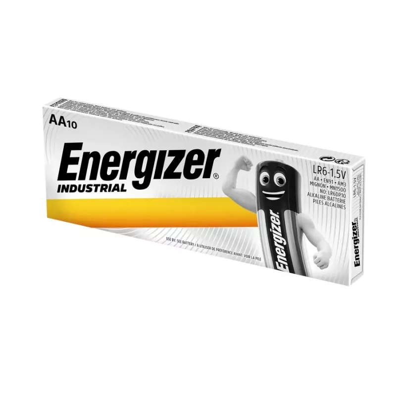 Energizer Industrial AAA sārma baterijas - 6x iepakojumi pa 10 + 6x bezmaksas iepakojumi pa 10