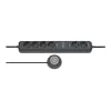 Strāvas pagarinātājs Brennenstuhl Eco-Line Comfort Switch 2m 6 maiņstrāvas rozetes