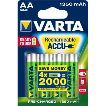 Varta Ready2Use HR06 1350 mAh niķeļa-metālhidrīda 1350 mAh uzlādējamā baterija (56746101404)