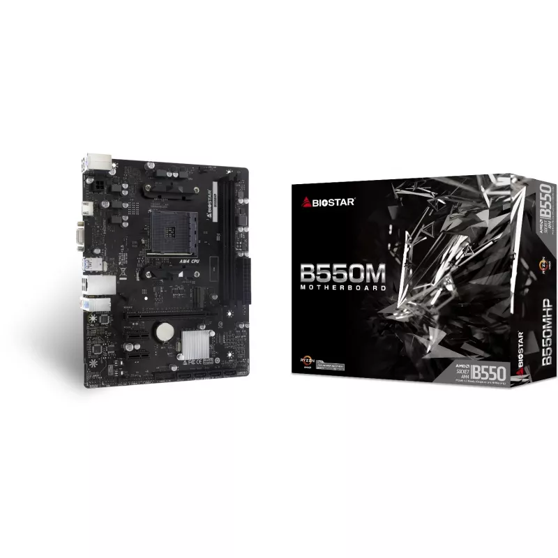 Biostar B550MHP mātesplate AMD B550 ligzda AM4 Micro ATX