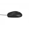 Vadu biroja pele NATEC Ruff Plus USB Type-A, labajai rokai, 1200 DPI, 3 pogas, melna