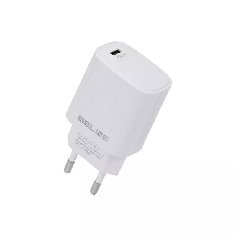 Lādētājs Beline Beli2161 20 W PD 3.0 balts USB-C ātrās uzlādes adapteris