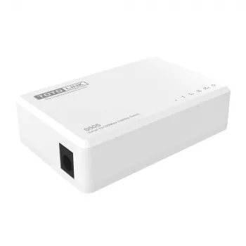 Nepārvaldāms komutators TOTOLINK S505-V5 5 porti Fast Ethernet 10/100 balts
