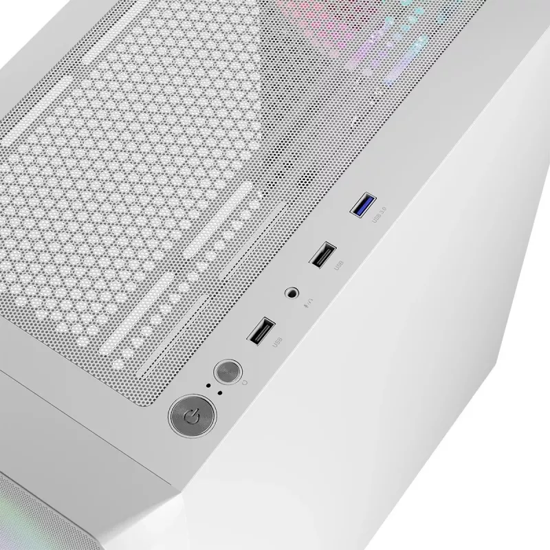Logic PORTOS ARGB MINIDI USB 3.0 korpuss balts