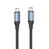 Vention USB4 Gen 3x2 Type-C uz Type-C kabelis 1 m, 5A, alumīnija sakausējums, kokvilnas pinums