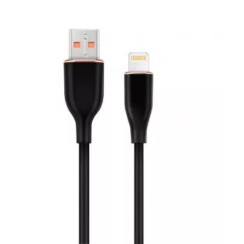 USB-A uz Lightning kabelis Gembird CC-USB2S-AM8PM-1.5M-BK — USB 2.0, 1,5 m