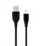 USB-A uz Lightning kabelis Gembird CC-USB2S-AM8PM-1.5M-BK — USB 2.0, 1,5 m