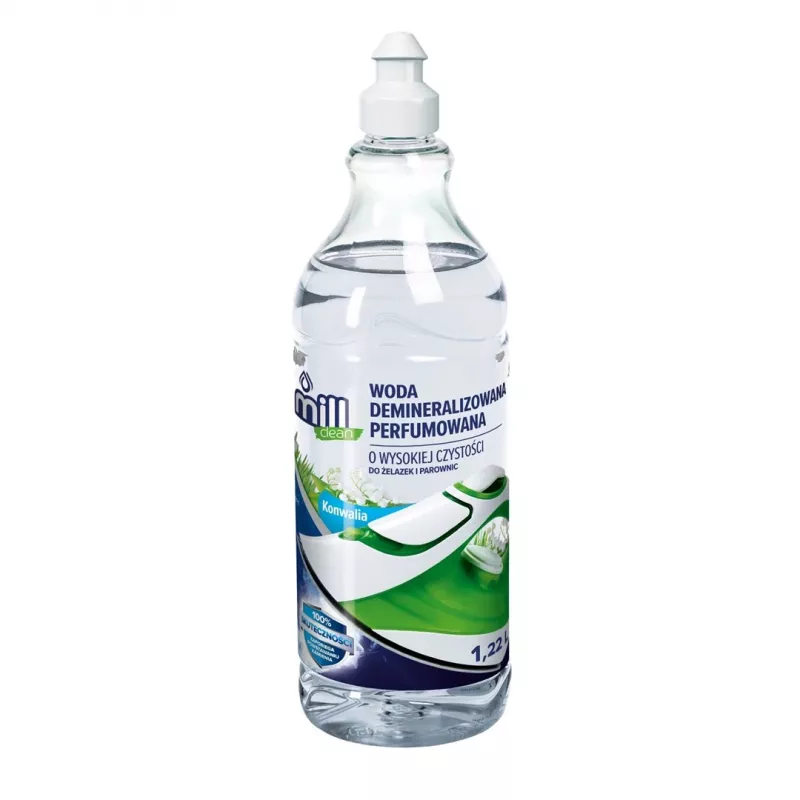 Demineralizēts ūdens gludekļiem Mill 1,22 L — maijpuķīšu aromāts