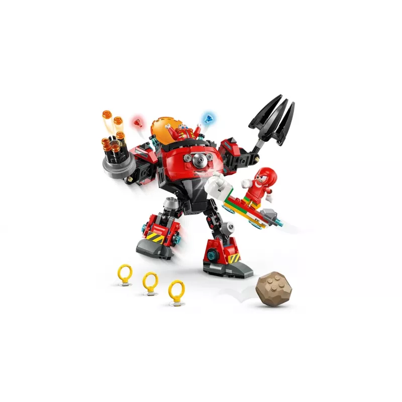 LEGO konstruktora komplekts Sonic the Hedgehog 77005 Knuckles vs Dr Eggman Egg Crusher Mech, 350 gab., vecums 8+