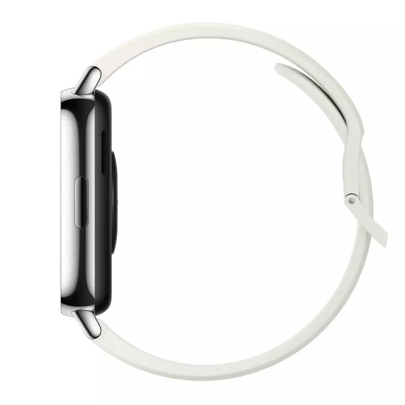 Xiaomi Redmi Watch 5 Lite — 1,96 collu AMOLED, GPS, 470 mAh, zelta korpuss, balta TPU siksniņa