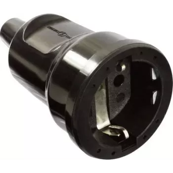 AS SCHWABE PVC savienotājs 16A, 250V uzticama versija melna (62225)