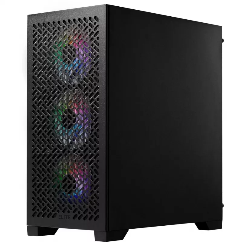 Korpuss Elite 302 melns