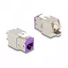 DeLOCK keystone modulis 88121 Plakans violets RJ-45 10 gab.