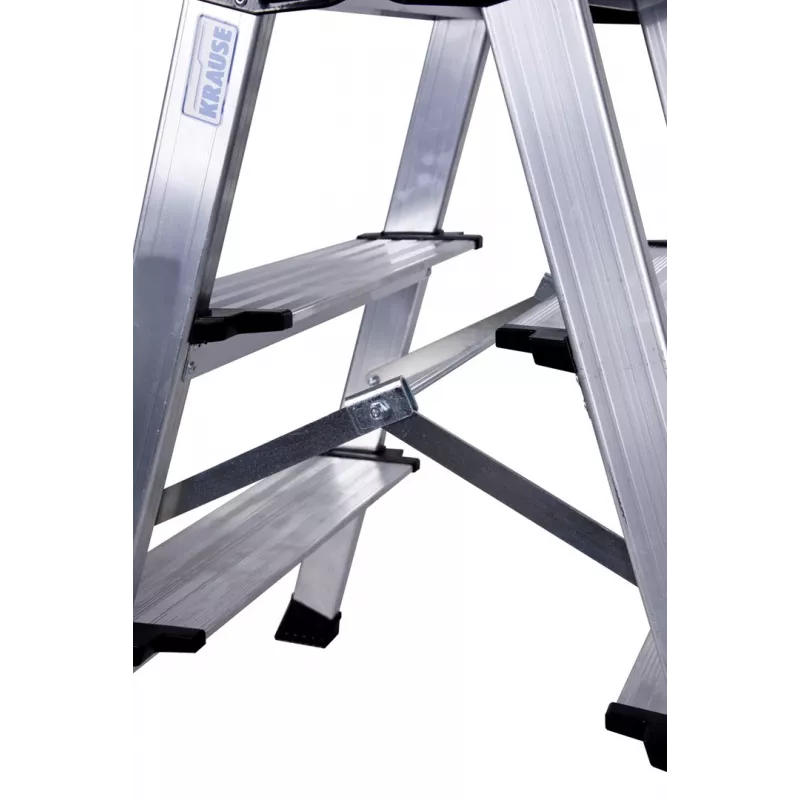 Kāpšļa ķeblītis Krause 126030 — alumīnija, 3 pakāpieni, maks. augstums 65 cm, 6,1 kg, 500 mm platums