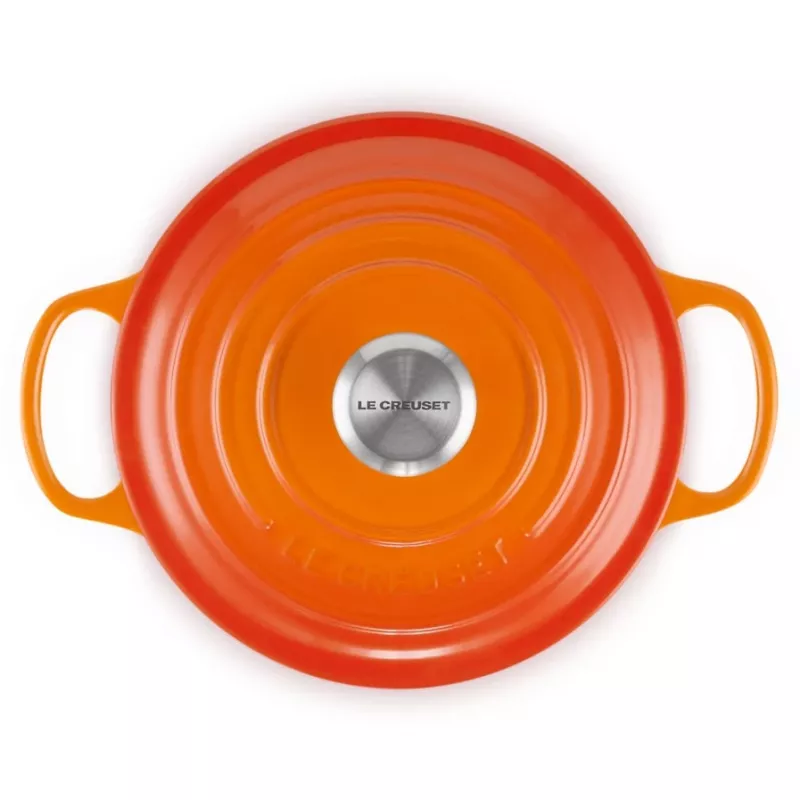 Le Creuset Signature apaļais cepamtrauks 18 cm vulkāniskais