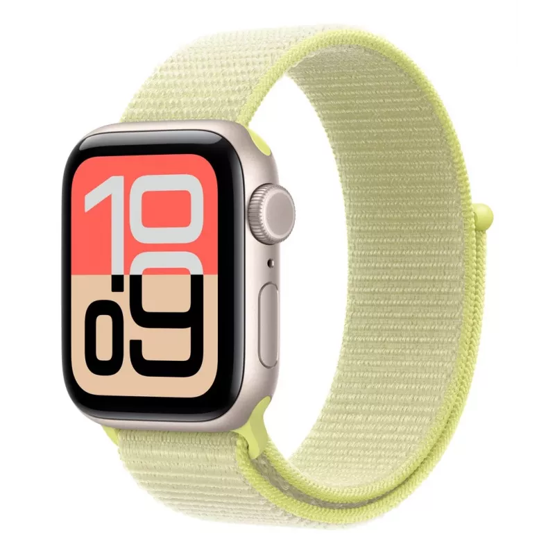 Siksniņa Apple MFF94ZM/A dzeltena neilons pārstrādāts poliesters elastāns 40 mm
