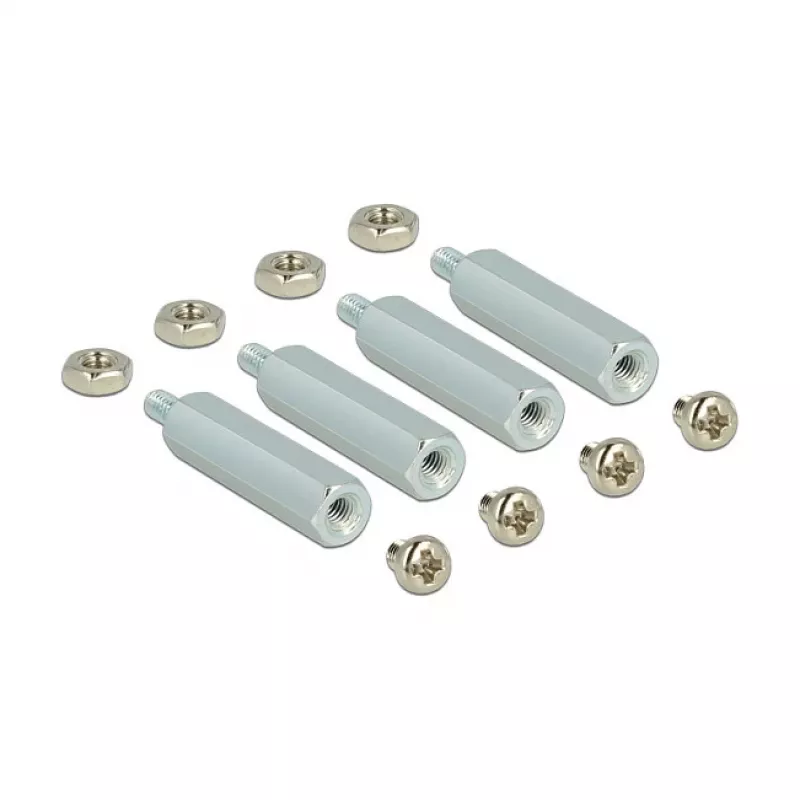 Iekšējais mSATA adapteris DELOCK 62648 ar Micro-USB saimniekdatora saskarni, 6 Gbit/s, 65×56×12 mm