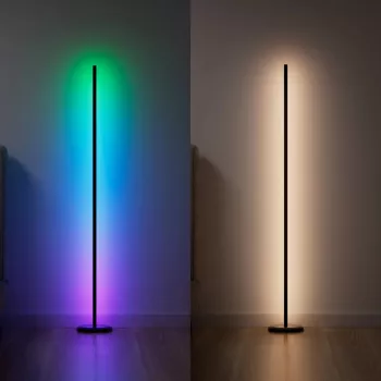 Stāvlampa Nanoleaf N7204K02-1FL 22W RGBW — regulējams RGB un noregulējams baltais apgaismojums