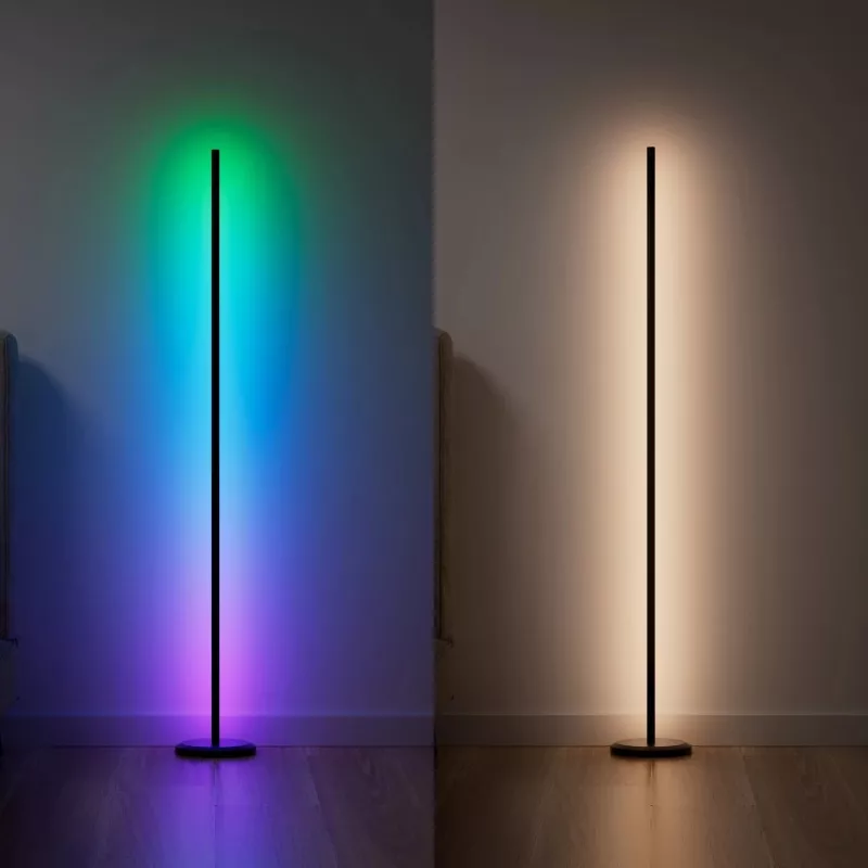 Stāvlampa Nanoleaf N7204K02-1FL 22W RGBW — regulējams RGB un noregulējams baltais apgaismojums