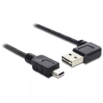 USB kabelis DeLOCK 85175 USB 2.0 0,5 m USB A Mini-USB B melns