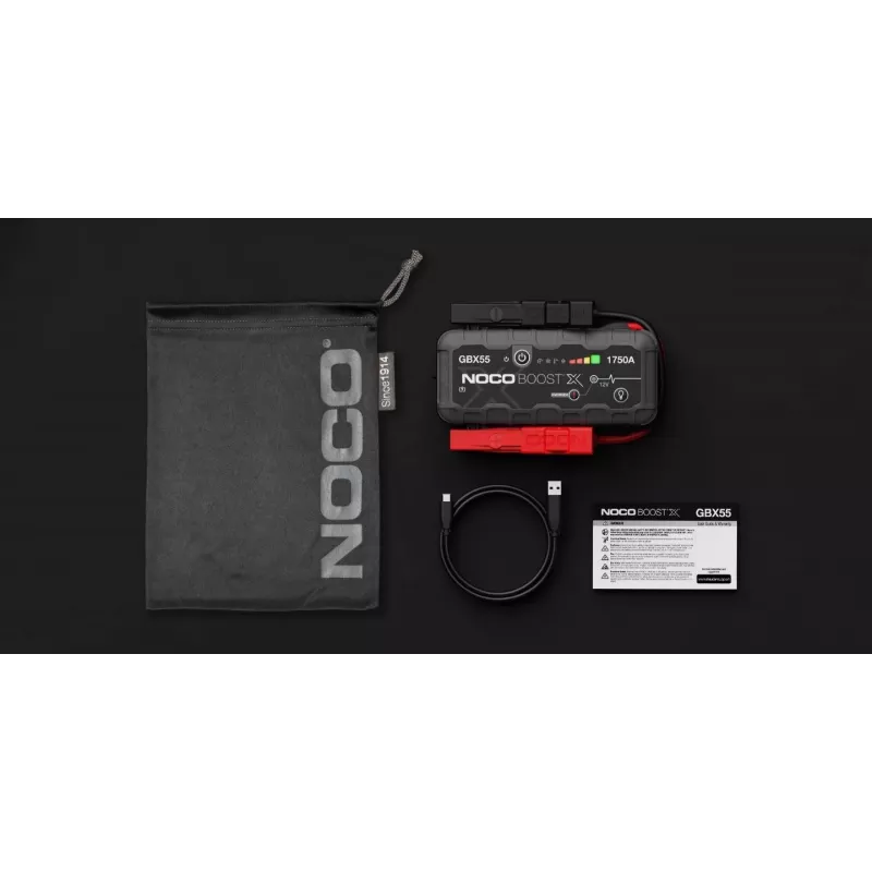 Jump starter NOCO GBX55 1750 A Lithium-Ion, 46 Wh, IP65, for petrol up to 7.5 L / diesel up to 5 L