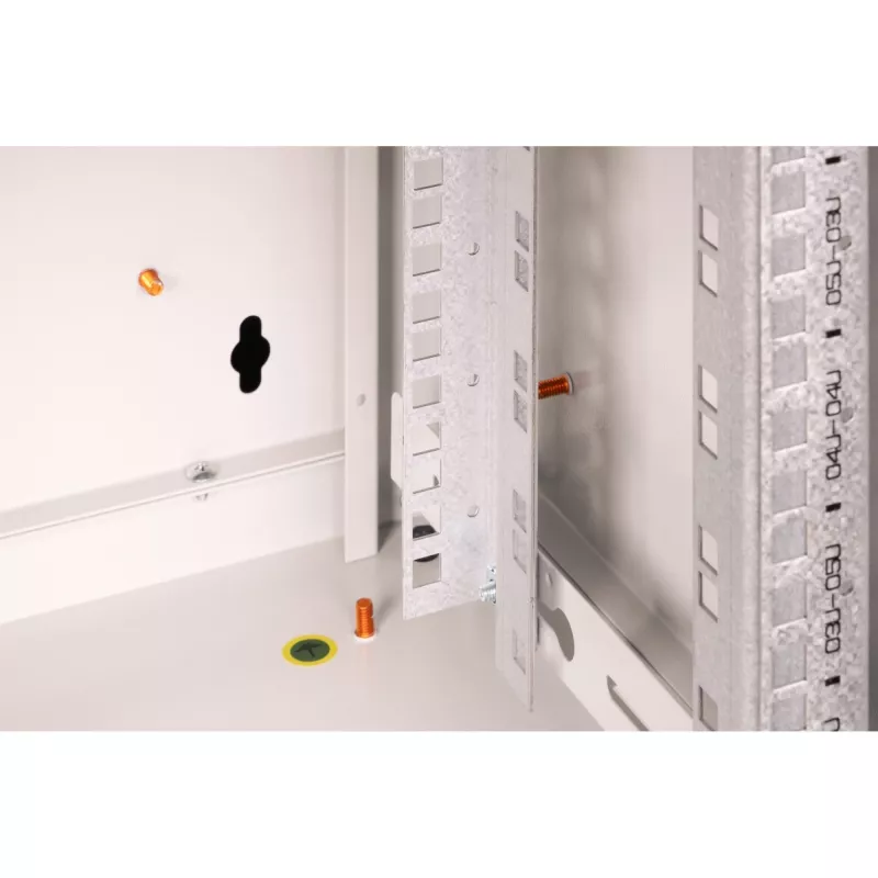DIGITUS® 7HE sienas skapis - pelēks, RAL 7035 - 48,3 cm (19) (DN-19 07-U)