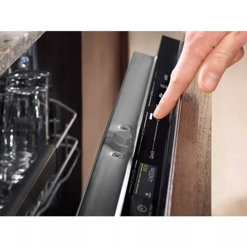Iebūvējamā trauku mazgājamā mašīna Electrolux EEM43200L, šaura 45 cm, 10 trauku komplekti, 44 dB, 8 programmas