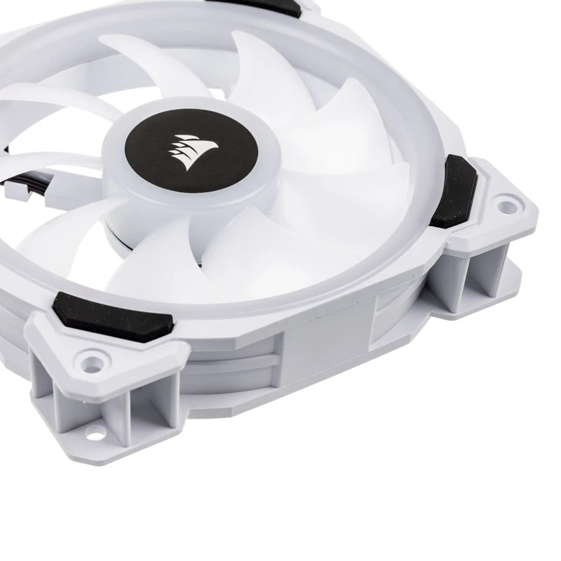CORSAIR LL120 RGB 120mm Balts PWM korpusa ventilators, 3 gab.