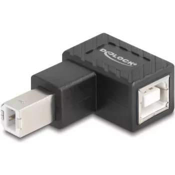 DeLOCK 67204 kabeļu savienotāja adapteris USB Type-B melns