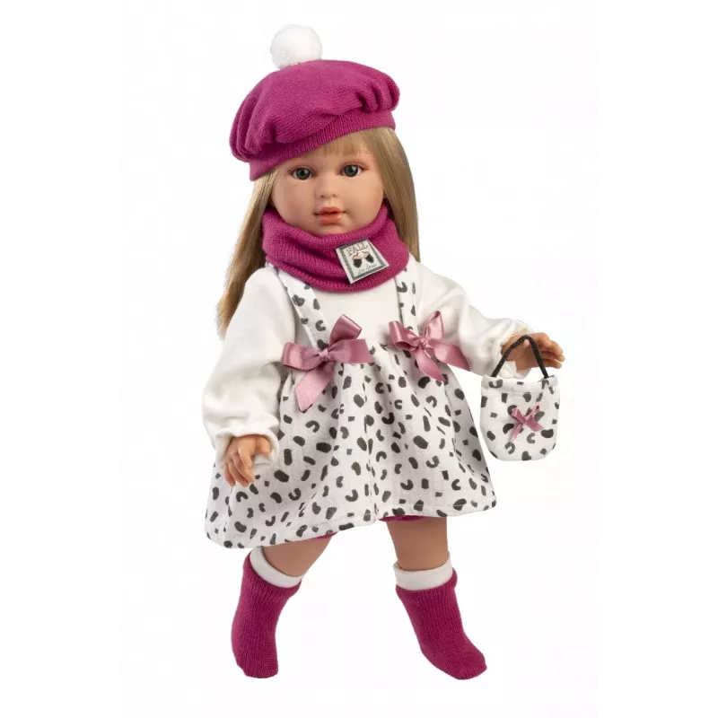 Leļļu Llorens Carla 40 cm — reālistiskas iezīmes, mīksts ķermenis