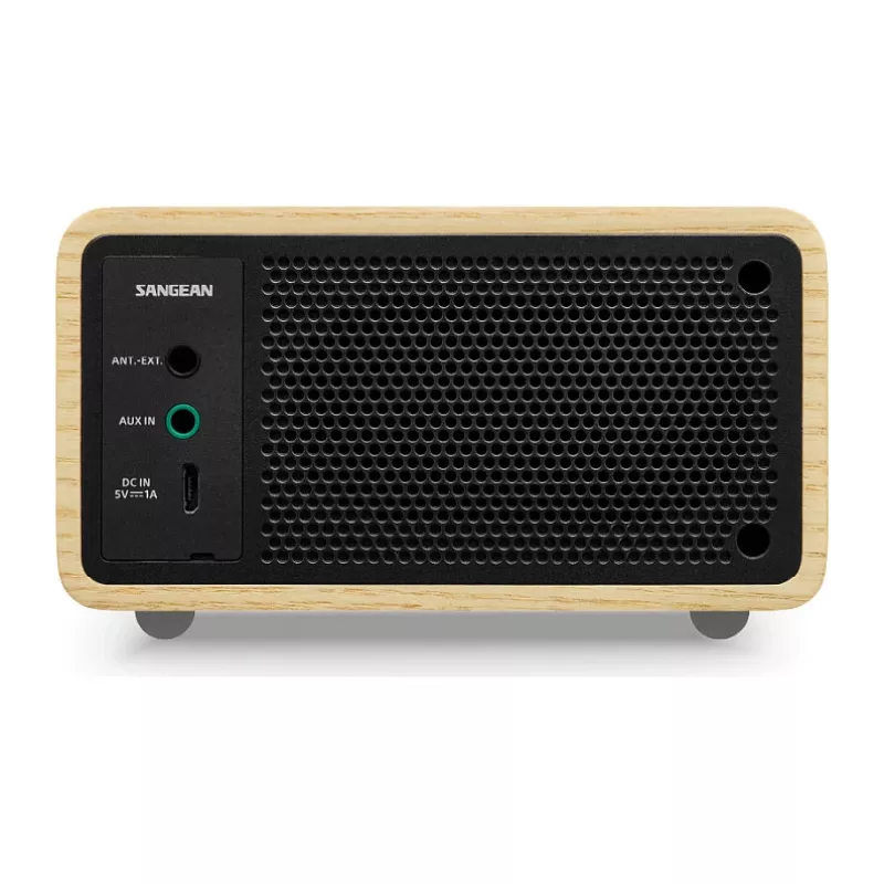Galda radio Sangean DDR-7 Natural Wood FM AM Bluetooth, koka korpuss, FM/AM uztvērējs, Bluetooth audio