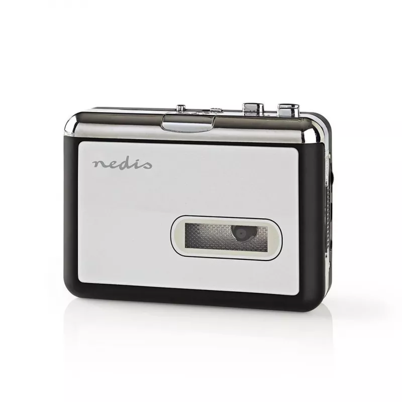 kasešu pārveidotājs Nedis ACGRU100GY USB / 3,5 mm USB/ar baterijām pelēks
