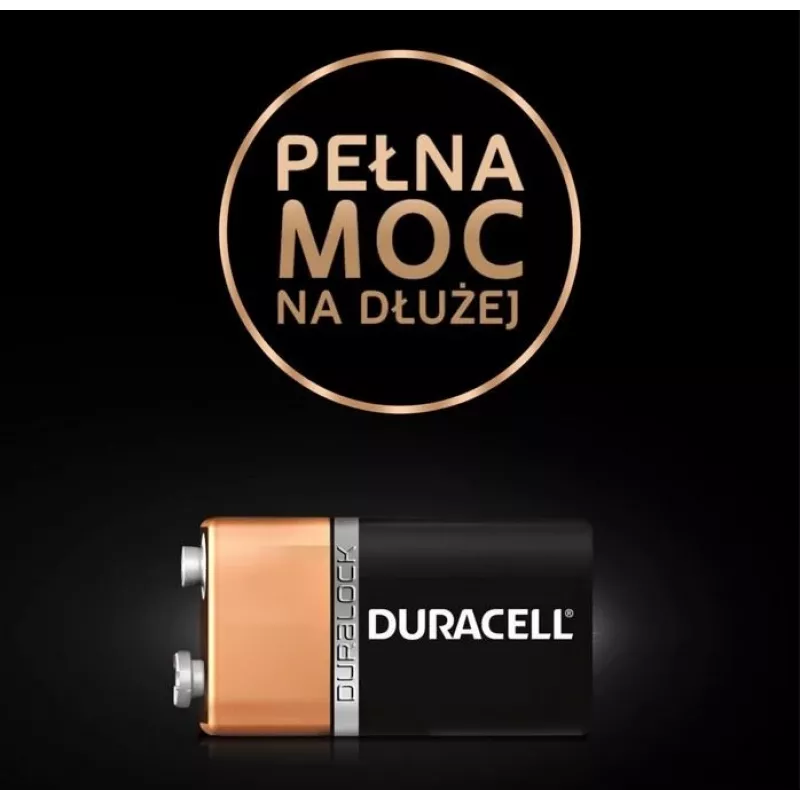 Duracell 9V baterija, viena iepakojumā 9VDUR BT0009