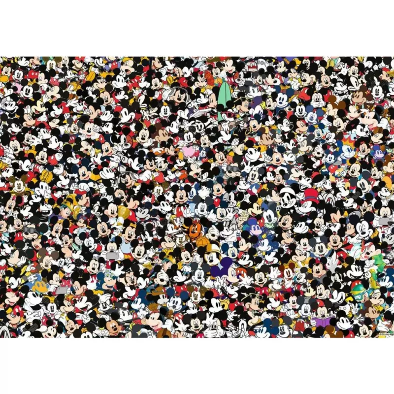 Puzle Ravensburger 12000529 — 1000 gabaliņu, Mickey pele karikatūras, 700×500 mm, vecums 14+