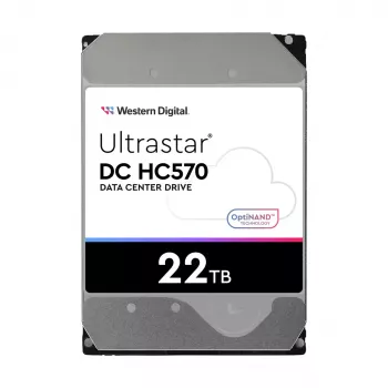 3.5 collu SAS HDD Western Digital Ultrastar DH HC570 22 TB, 12 Gbit/s, 7200 RPM, 512 MB kešatmiņa